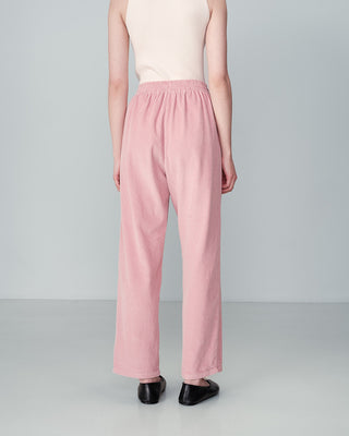 Nicolas Corduroy Trousers in Pink Rose