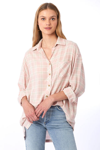 Light Gray Corey Plaid Shirt